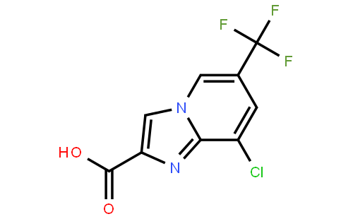 8-氯-6-（三氟甲基）咪唑并[1,2-a]吡啶-2-羧酸