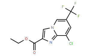 6-三氟甲基-8-氯咪唑并[1,2-a]吡啶-2-甲酸乙酯