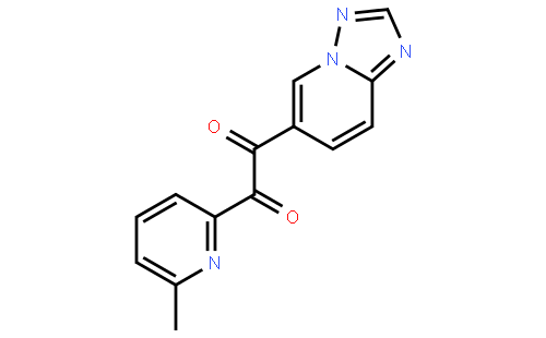1-([1,2,4]噻唑并[1,5-A]-6-吡啶基)-2-(6-甲基-2-吡啶基)乙烷-1,2-二酮
