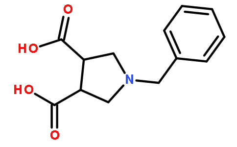 trans-1-Benzylpyrrolidine-3,4-dicarboxylic acid