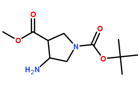 4-Amino-pyrrolidine-1,3-dicarboxylic acid 1-tert-butyl ester 3-methyl ester