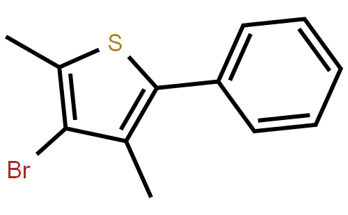 3-bromo-2,4-dimethyl-5-phenyl-thiophene