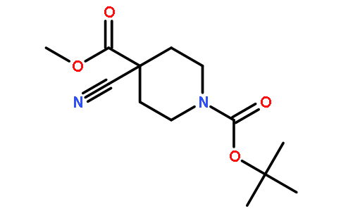1-tert-Butyl 4-methyl 4-cyanopiperidine-1,4-dicarboxylate