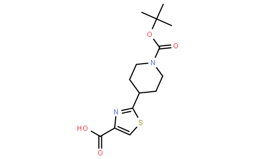 2-(1-(tert-Butoxycarbonyl)piperidin-4-yl)thiazole-4-carboxylic acid
