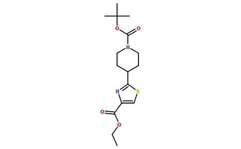 TERT-BUTYL 4-[4-(ETHOXYCARBONYL)-1,3-THIAZOL-2-YL]TETRAHYDRO-1(2H)-PYRIDINECARBOXYLATE
