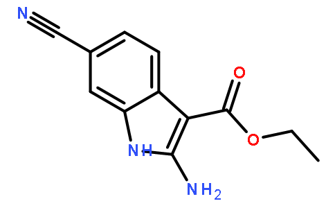 Ethyl 2-amino-6-cyano-1H-indole-3-carboxylate