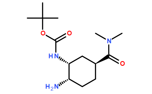 tert-Butyl ((1R,2S,5S)-2-amino-5-(dimethylcarbamoyl)cyclohexyl)carbamate