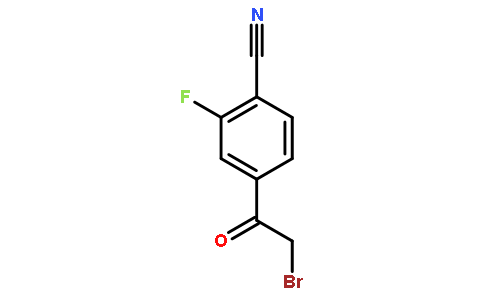 4-(2-bromoacetyl)-2-fluorobenzonitrile