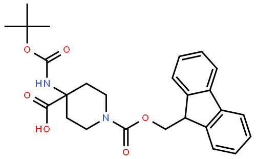 4-(Boc-amino)-1-Fmoc-piperdine-4-carboxylic Acid