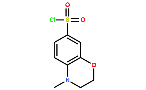 4-Methyl-3,4-dihydro-2h-1,4-benzoxazine-7-sulfonyl chloride