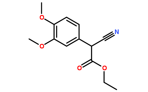 Ethyl 2-cyano-2-(3,4-dimethoxyphenyl)acetate