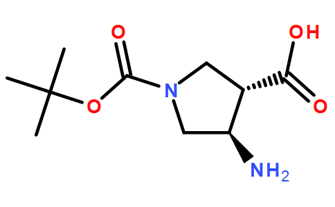(3S,4R)-4-Amino-1-(tert-butoxycarbonyl)pyrrolidine-3-carboxylic acid