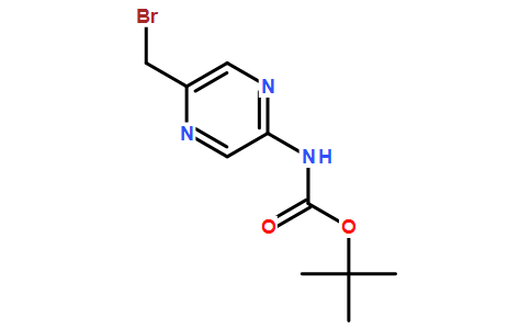 tert-Butyl (5-(bromomethyl)pyrazin-2-yl)carbamate
