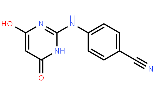 4-((4-Hydroxy-6-oxo-1,6-dihydropyrimidin-2-yl)amino)benzonitrile