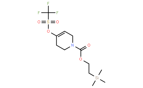 2-(Trimethylsilyl)ethyl 4-(((trifluoromethyl)sulfonyl)oxy)-5,6-dihydropyridine-1(2H)-carboxylate