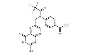 4-[[(2-amino-3,4-dihydro-4-oxo-6-pteridinyl)methyl](2,2,2-trifluoroacetyl)amino]-Benzoic acid