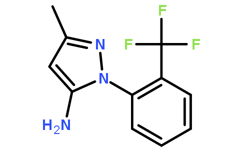 3-Methyl-1-(2-(trifluoromethyl)phenyl)-1H-pyrazol-5-amine