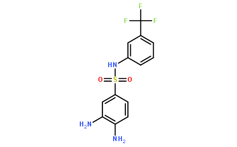3,4-Diamino-N-(3-(trifluoromethyl)phenyl)benzenesulfonamide