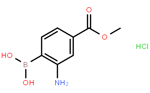 Benzoic acid, 3-amino-4-borono-, 1-methyl ester, hydrochloride (1:1)
