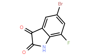 7-溴-5-氟-1H-吲哚-2,3-二酮