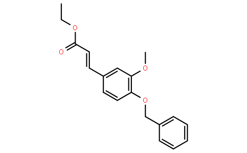 (E)-Ethyl 3-(4-(benzyloxy)-3-methoxyphenyl)acrylate