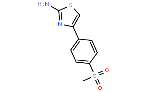 4-(4-(Methylsulfonyl)phenyl)thiazol-2-amine