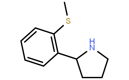 2-[2-(Methylsulfanyl)phenyl]pyrrolidine