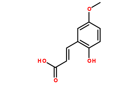 3-(2-hydroxy-5-methoxy-phenyl)-acrylic acid