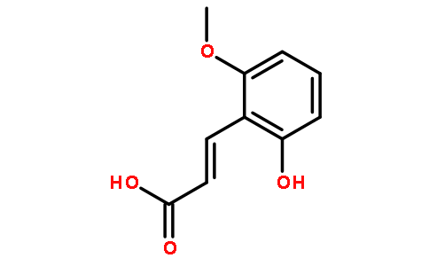 3-(2-hydroxy-6-methoxy-phenyl)-acrylic acid