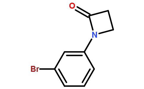 1-(3-bromophenyl)azetidin-2-one,8%