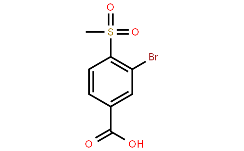 3-Bromo-4-(methylsulfonyl)benzoic Acid