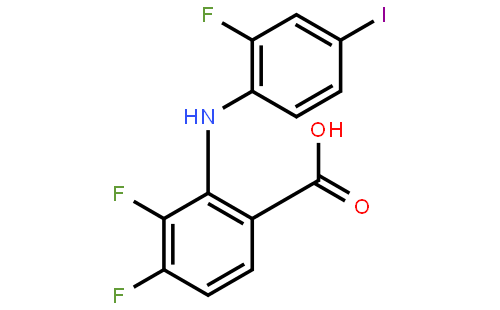 3,4-Difluoro-2-((2-fluoro-4-iodophenyl)amino)benzoic acid