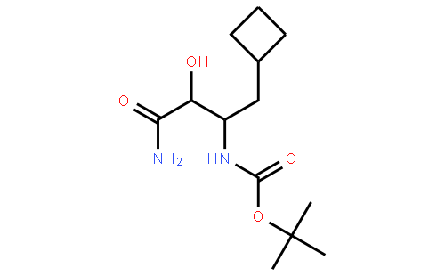 tert-Butyl (4-amino-1-cyclobutyl-3-hydroxy-4-oxobutan-2-yl)carbamate