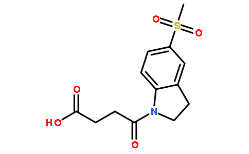 4-[5-(Methylsulfonyl)-2,3-dihydro-1H-indol-1-yl]-4-oxobutanoic acid