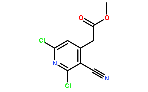 methyl 2-(2,6-dichloro-3-cyanopyridin-4-yl)acetate