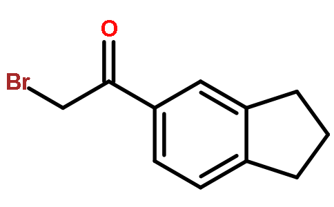 2-bromo-1-(2,3-dihydro-1H-inden-6-yl)ethanone