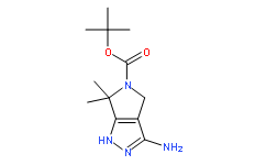 Tert-butyl 3-amino-6,6-di-methylpyrrolo[3,4-c]pyrazole-5(1H,4H,6H)-carboxylate