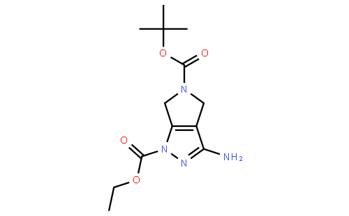 5-tert-Butyl 1-ethyl 3-aminopyrrolo[3,4-c]pyrazole-1,5(4H,6H)-dicarboxylate