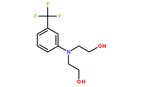 2,2'-((3-(Trifluoromethyl)phenyl)azanediyl)diethanol