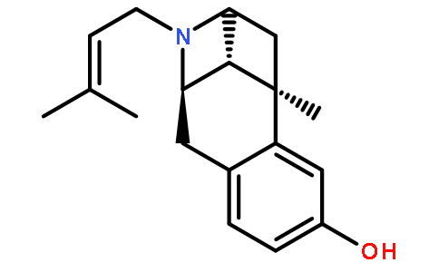 喷他佐辛(cas:359-83-1) 结构式图片