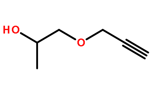 羟丙基炔丙基醚(cas:3973-17-9) 结构式图片