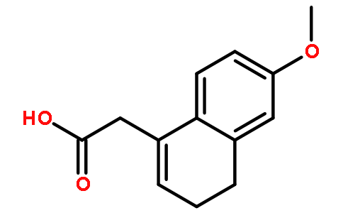 2-(6-Methoxy-3,4-dihydronaphthalen-1-yl)acetic acid