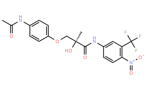 N-[4-硝基-3-(三氟甲基)苯基]-(2S)-3-[4-(乙酰基氨基)苯氧基]-2-羟基-2-甲基丙酰胺