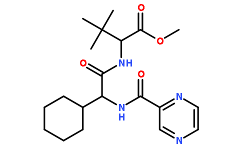 (2S)-Methyl 2-(2-cyclohexyl-2-(pyrazine-2-carboxamido)acetamido)-3,3-dimethylbutanoate
