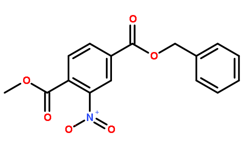 4-Benzyl 1-methyl 2-nitroterephthalate