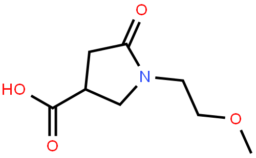 1-(2-Methoxyethyl)-5-oxo-3-pyrrolidine-carboxylic acid