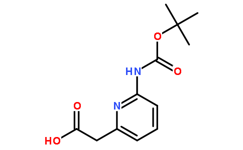2-(6-(tert-butoxycarbonylamino)pyridin-2-yl)acetic acid