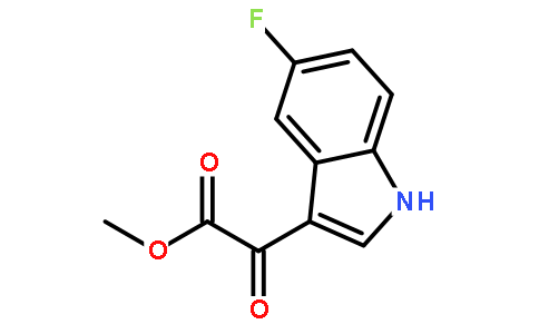 methyl 2-(5-fluoro-1H-indol-3-yl)-2-oxoacetate