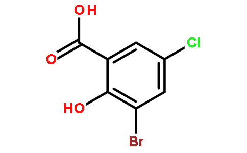 BENZOIC ACID,3-BROMO-5-CHLORO-2-HYDROXY