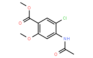 5-氯-4-乙酰氨基-2-甲氧基苯甲酸甲酯